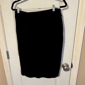 Elegant Black Pencil Skirt Made in America